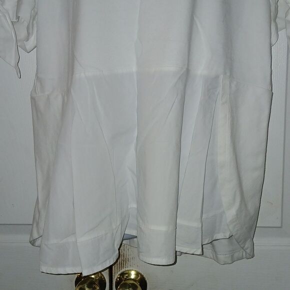 Crown & Ivy white blouse  casual top shirt  Sz 2X NWOT - Picture 2 of 7